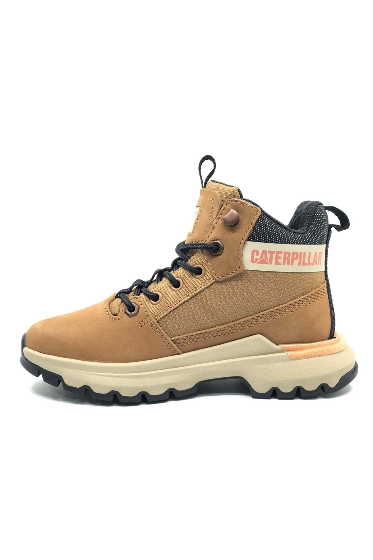 Caterpillar P312068 Colorado Sneaker Boot Casual Hakiki Deri Unisex Bot SARI görsel 4