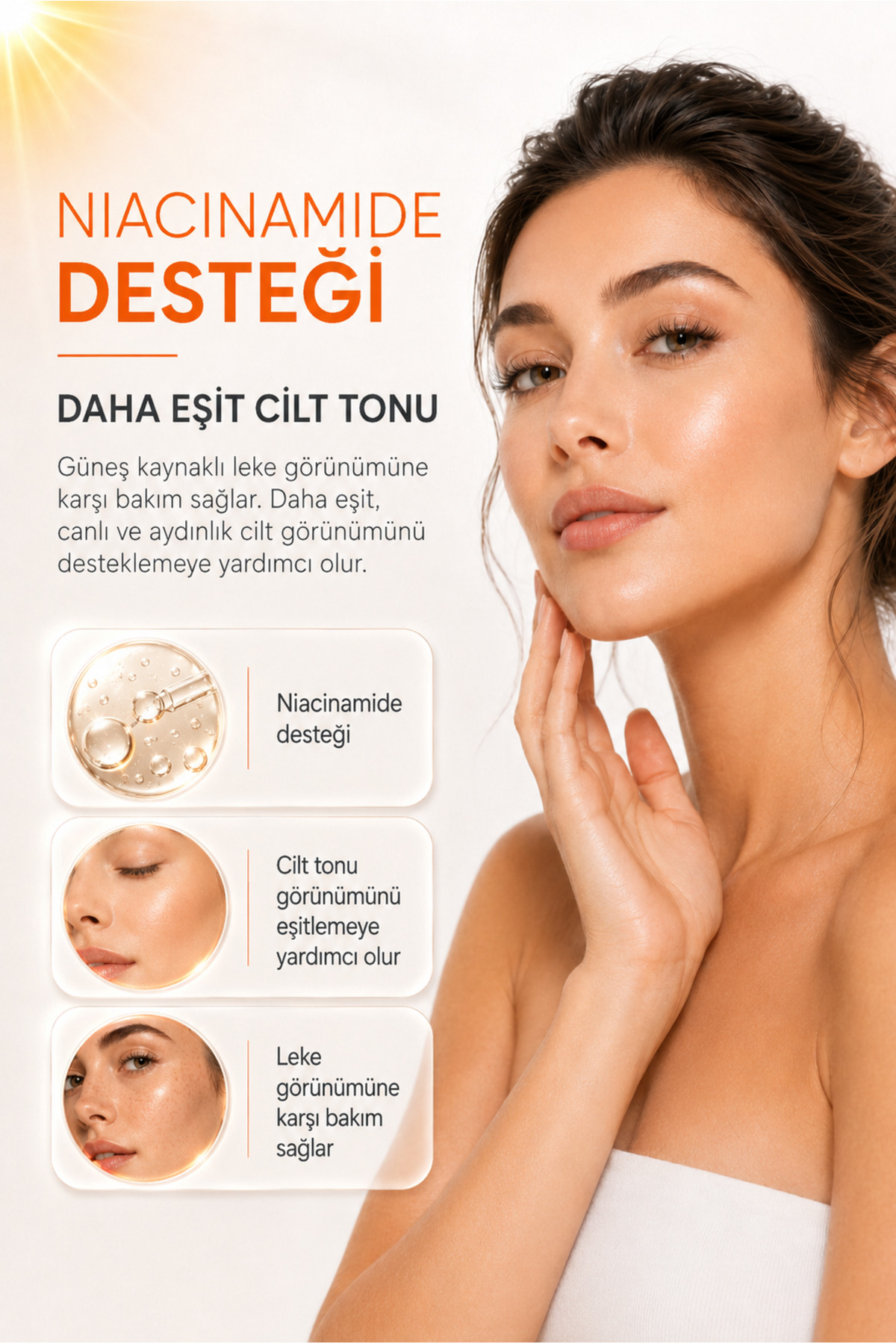 SPF 50+ Güneş Kremi UVA UVB Koruma | Suya Dayanıklı, Leke Karşıtı, Nemlendirici Güneş Kremi 90 ml — DDE-KR-SUNCREAM-50ML — تصویر 5 از 7