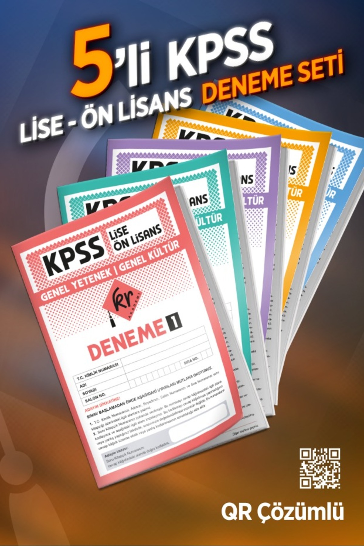 KR Akademi Yayınları 2026 KPSS Lise Ön Lisans Genel Yetenek Genel