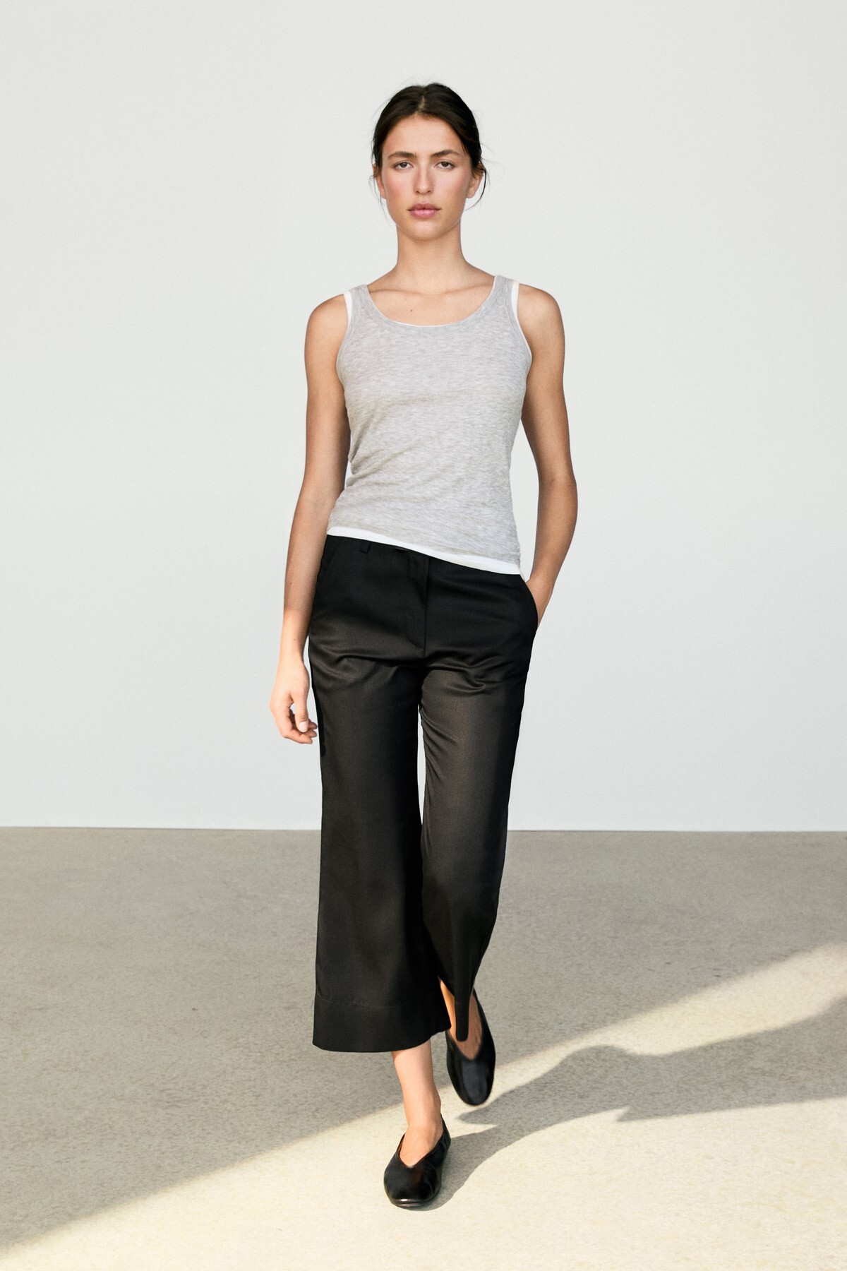 Çan paça crop pantolon