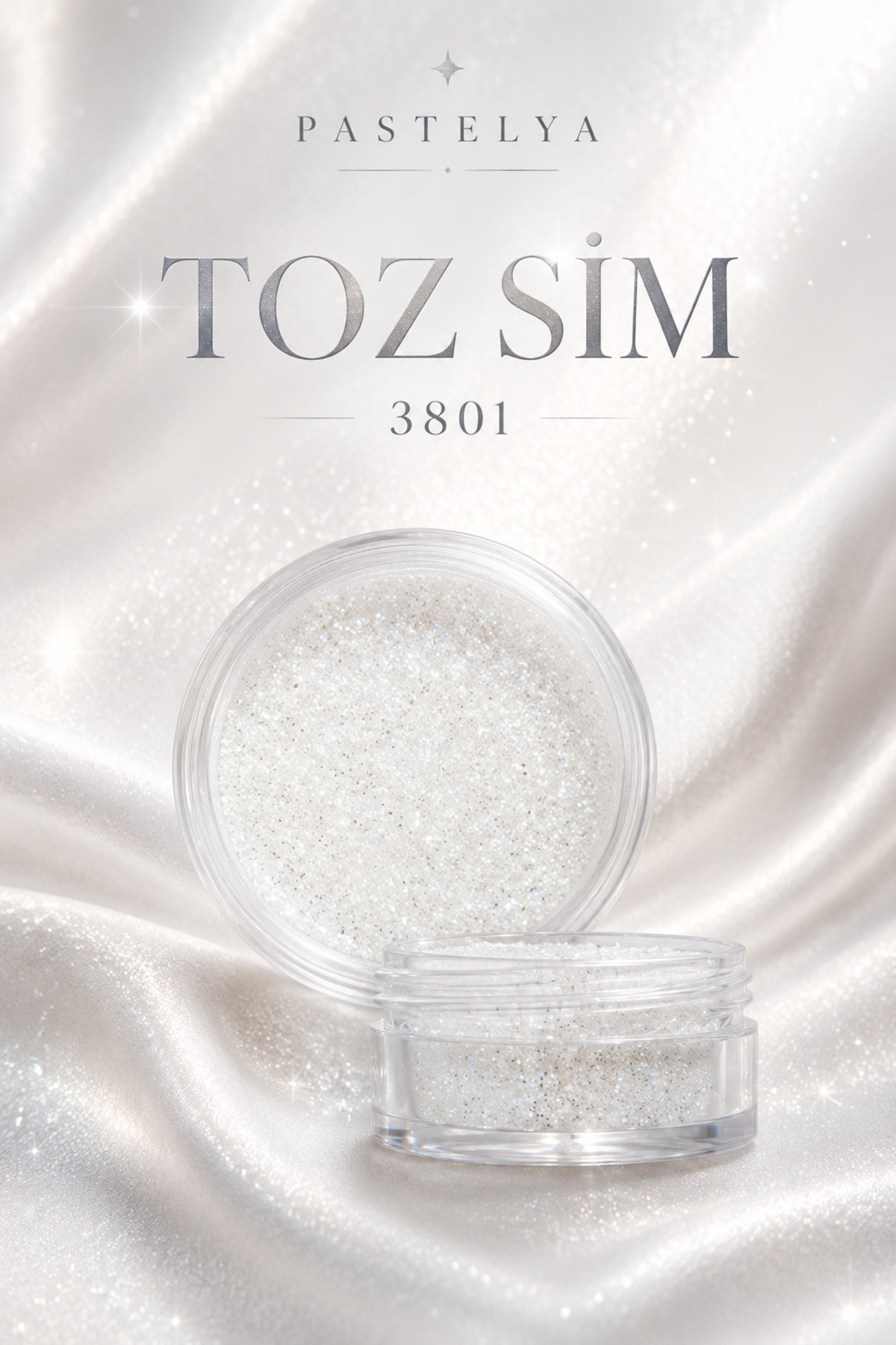 Glitter Sim Göz Farı Yüz ve Vücut Parıltısı Glitter Sim Far 3801-1/170 — سفید EY3801-1-170
