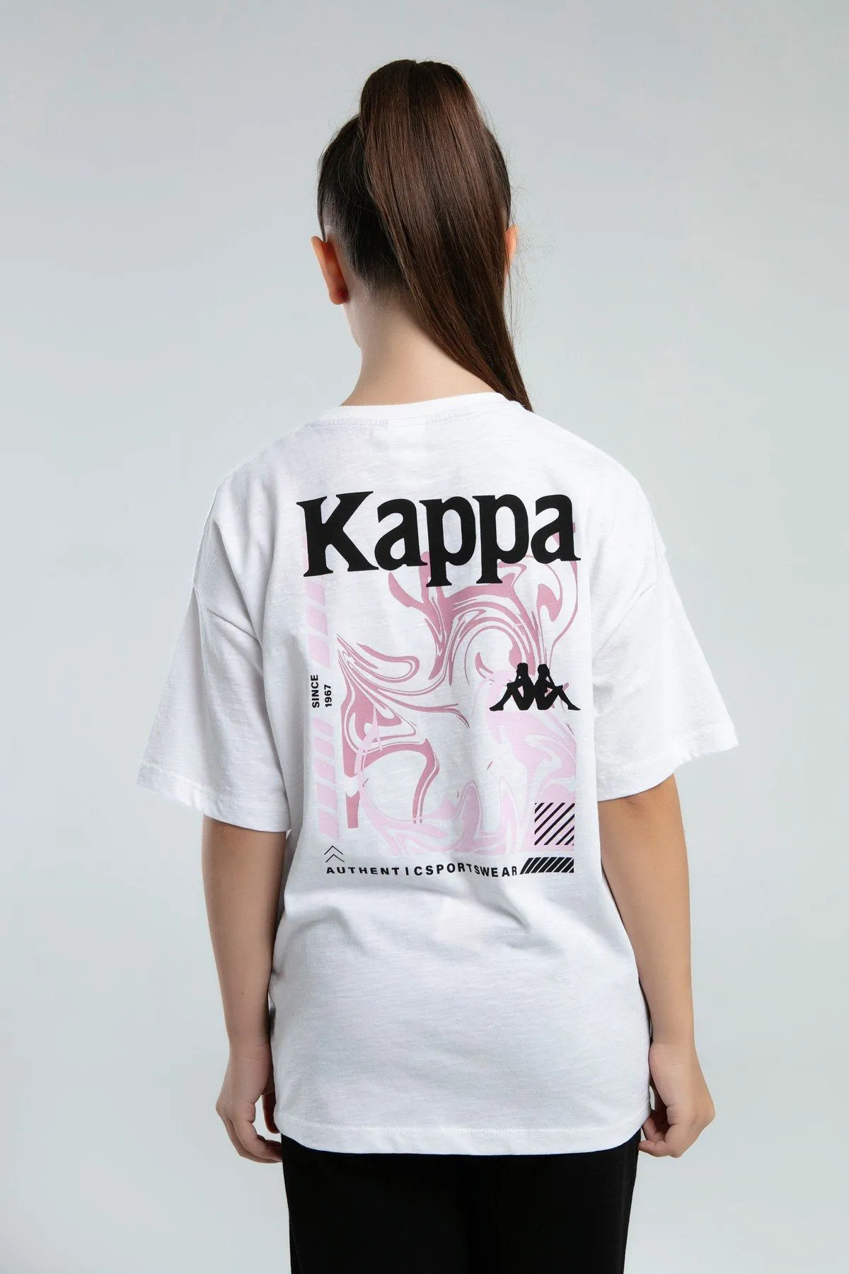 Kappa 5-16 Years Licensed Girl's T-Shirt-White