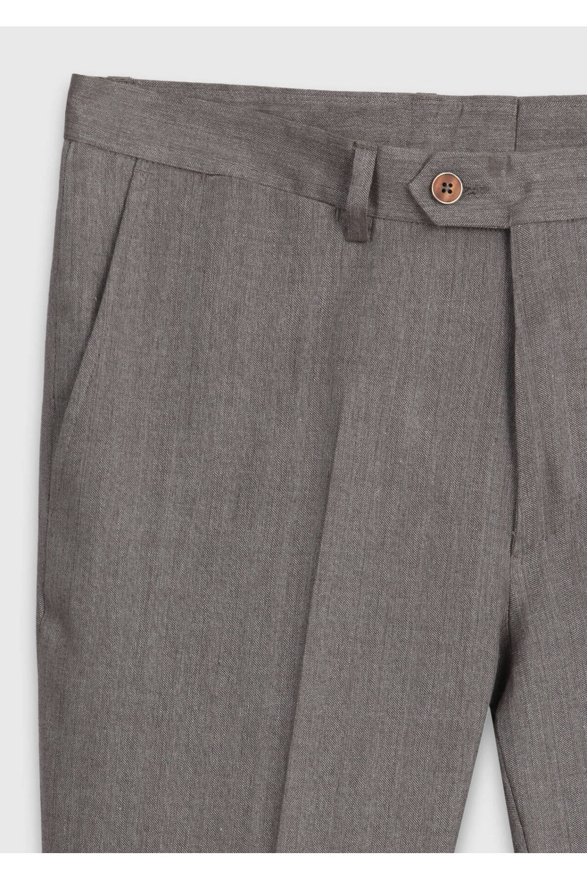 Ramsey Vizon Desenli Zeroweight Slim Fit Yün Karışımlı Takım Elbise görsel 8