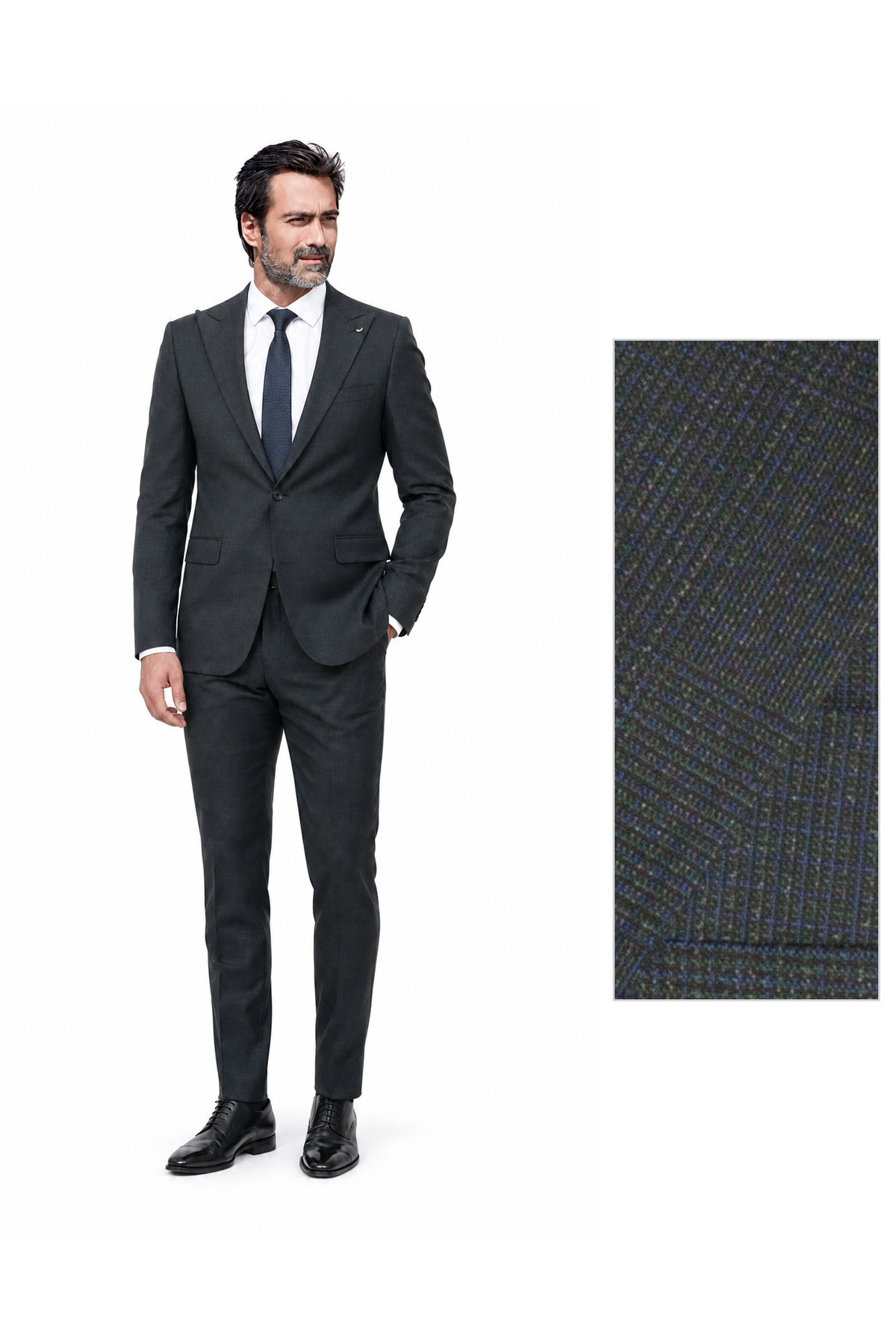 FABIO CASSEL Slim Fit Erkek Takım Elbise - Şık Modern Premium Tasarım