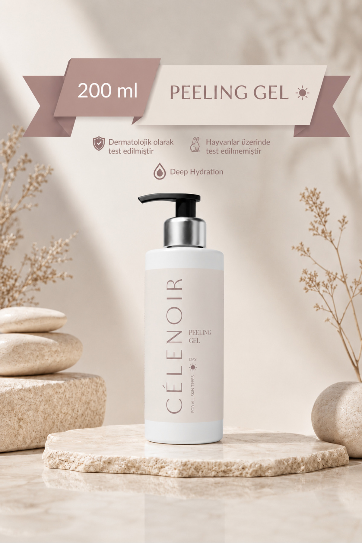 Arındırıcı ve Aydınlatıcı Yüz Peelingi Gel 200 ml — LUMINOUS001