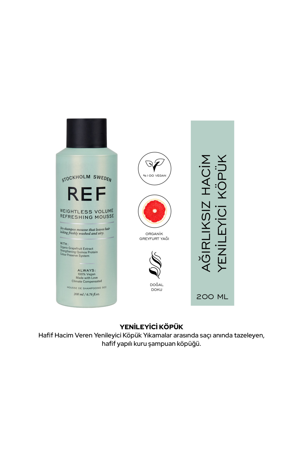 Ref Weightless Volume Refreshing Mousse 200 ml — REF29430 — تصویر 2 از 8
