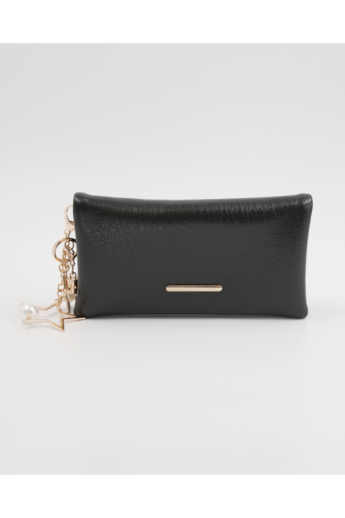 lalettobags Kadın Zincir Askılı Charm Detaylı Clutch Çanta görsel 2