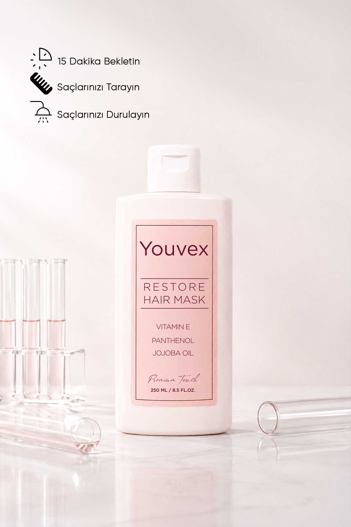 Güçlendirici, Besleyici Ve Onarıcı Saç Bakım Maskesi 250 ml — 8684272194050 — تصویر 3 از 7