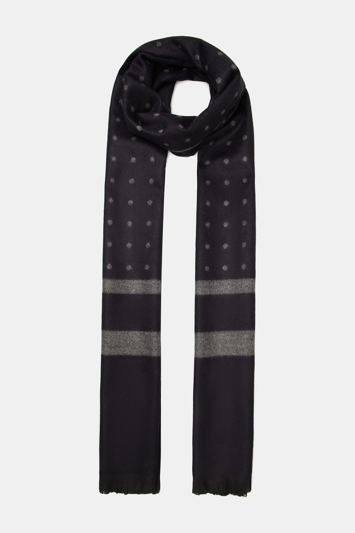W Collection Siyah Viskoz Kaşkol