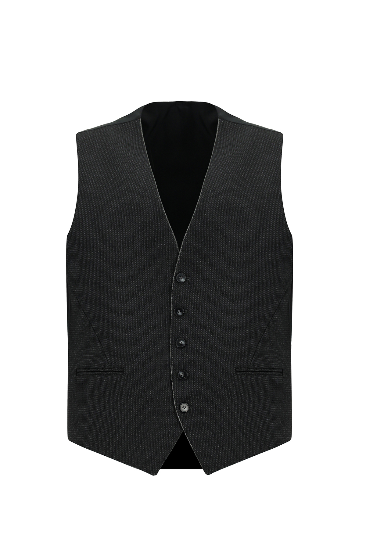 Kiğılı 7 Drop Super Slim Fit Eksra Dar Kesim Kombinli Yelekli Takım Elbise görsel 7