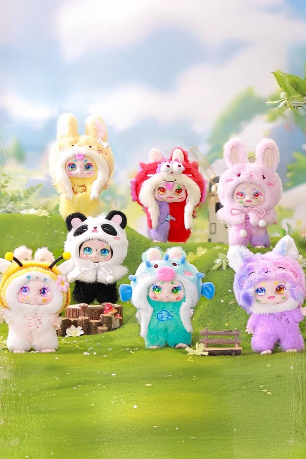 ウニョク ソロコン Limitless Time 23CM DOLL ぬいぐるみ Miniso Kimmon Vahşi Doğa Serisi Sürpriz Figür – Koleksiyonluk Doğa