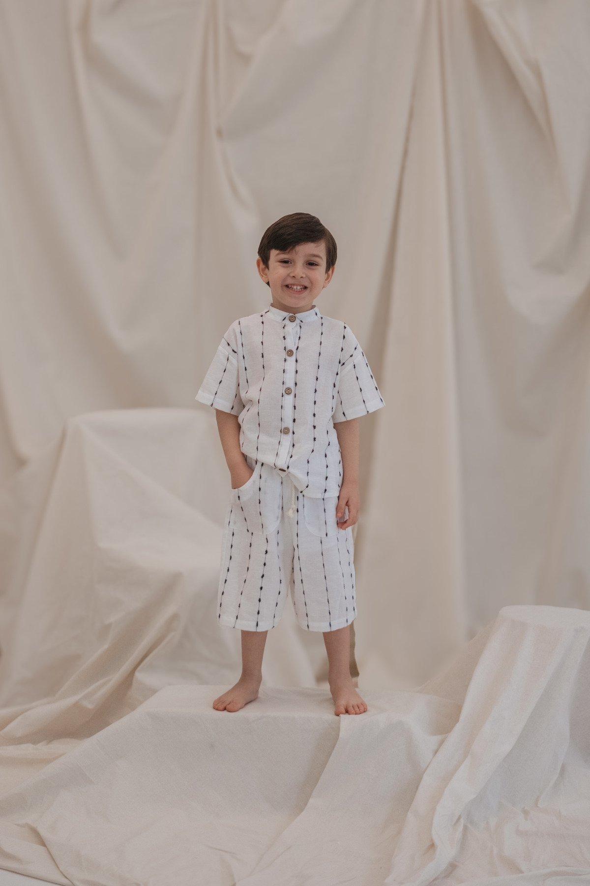 Riva Series Dominant Collar Bermuda Set