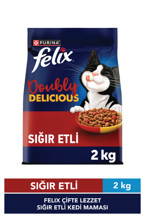Felix Kuru Kedi Maması Sığır Etli 2kg