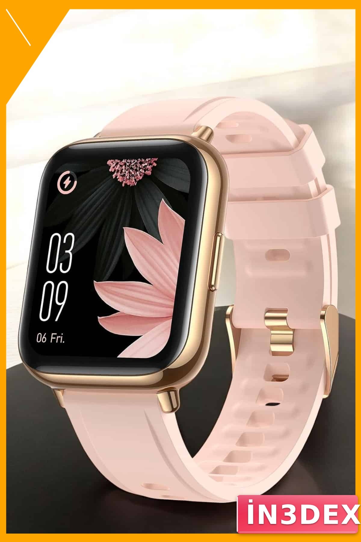 Amoled Ekran Akıllı Saat Sesli Görüşme 3 Kordon Hediyeli