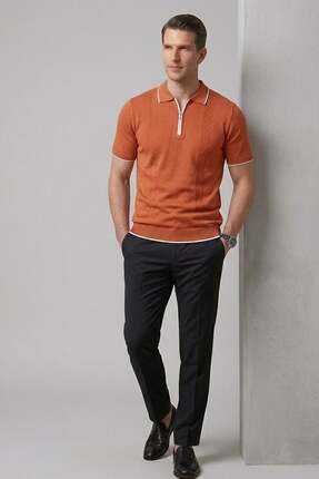 Zivikan Erkek Polo Yaka Triko T-shirt