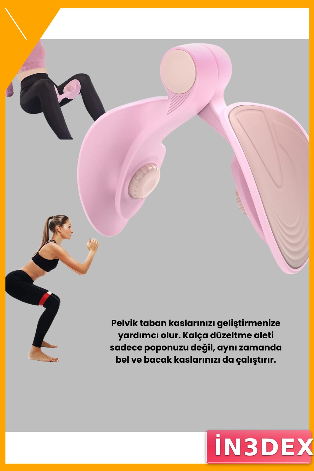 İç Dış Uyluk Kalça Egzersiz Aleti vücut Güçlendirici Taşınabilir