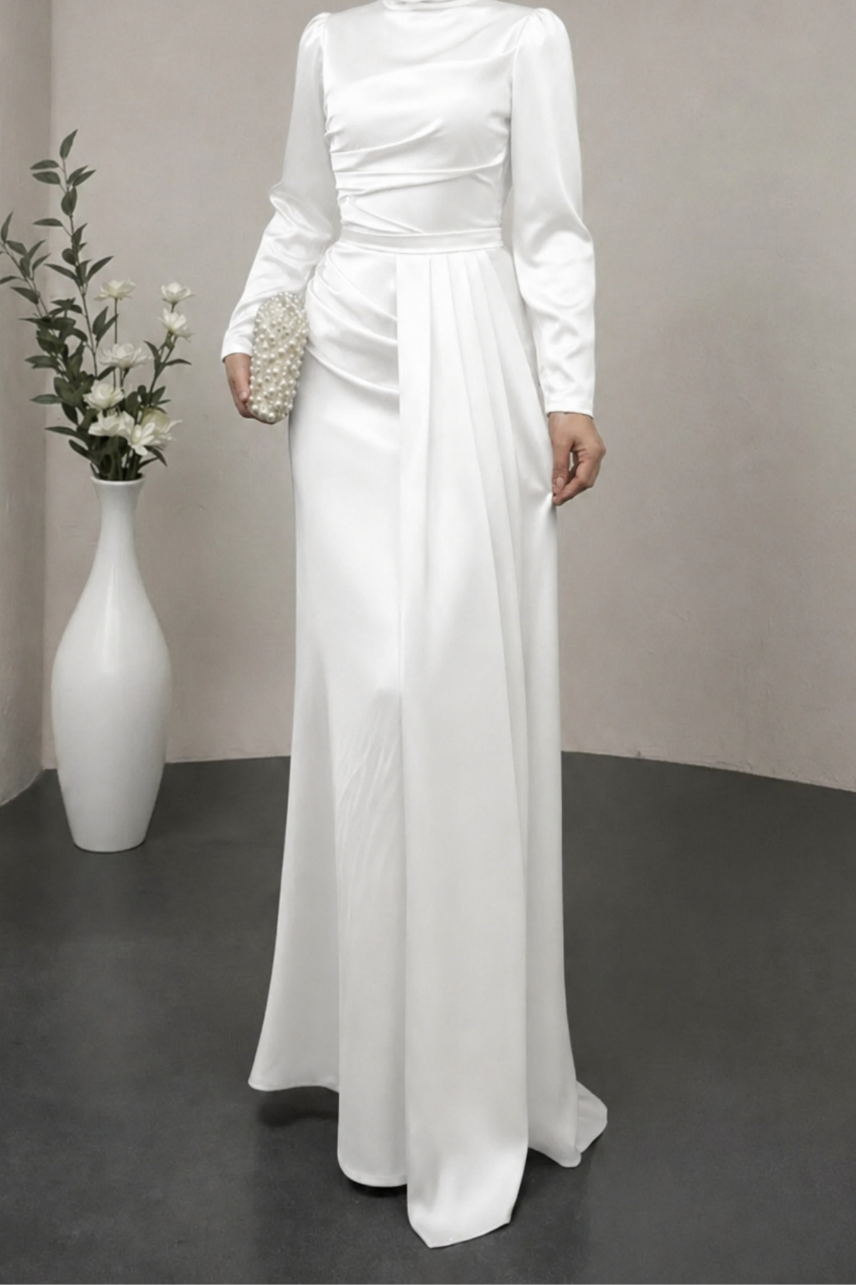 White Modest Evening Dresses  40-80% off! | Elegance Unveiled - 2026