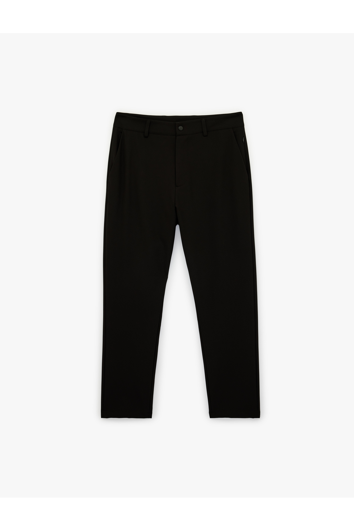Düğme Detaylı Cepli Regular Fit Kumaş Pantolon — مشکی 6SAM40032HW — تصویر 3 از 5