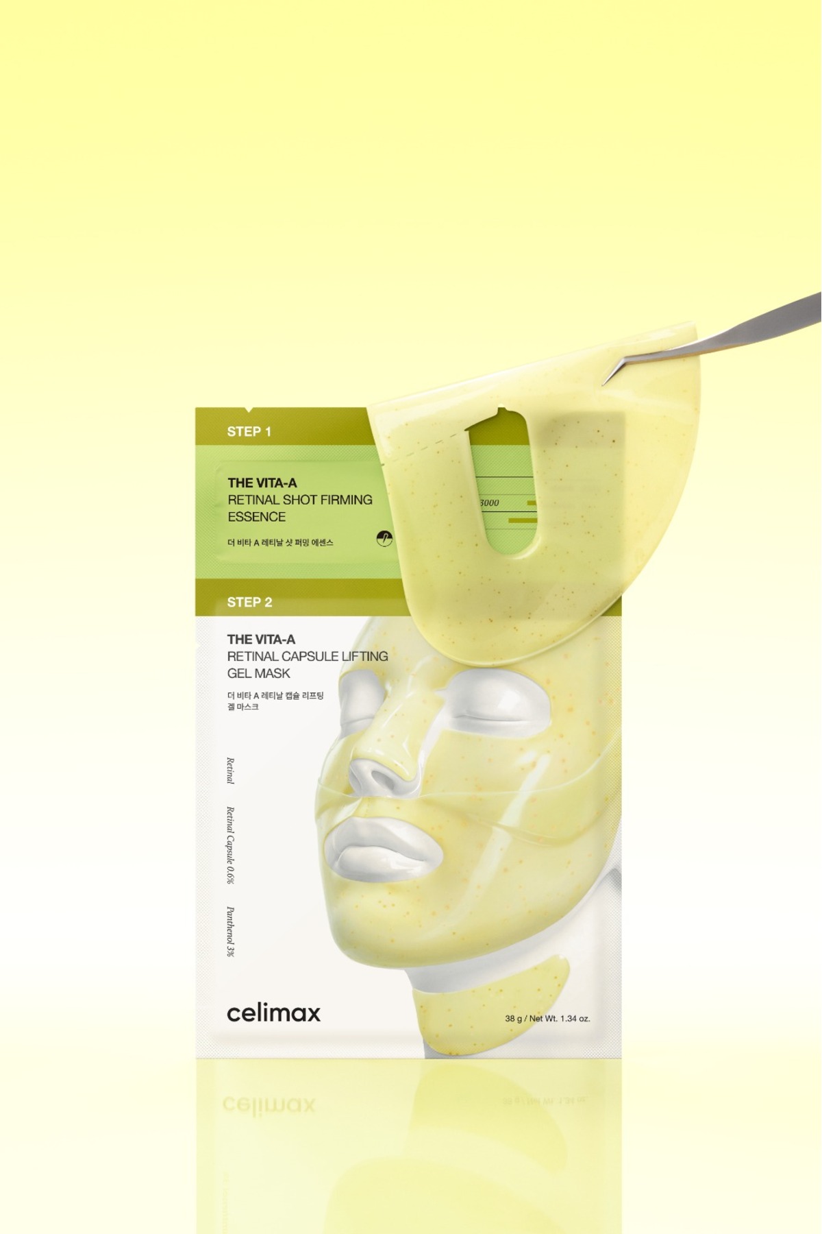 Celimax THE VITA-A RETINAL CAPSULE LIFTING GEL MASK + RETINAL SHOT FIRMING 38 G — CLMAX0051