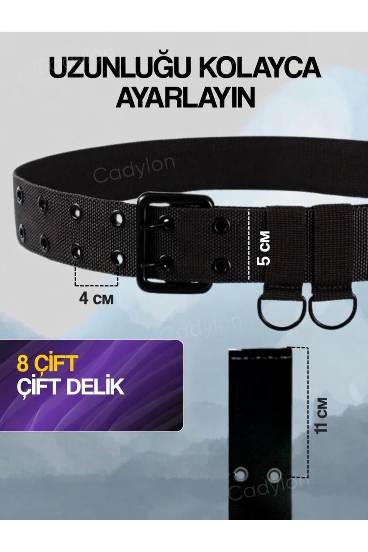 İstanbul Belt Ithal Taktik Kemer, 125 cm, Metal Tokalı –askeri /spor ve Outdoor Için görsel 2
