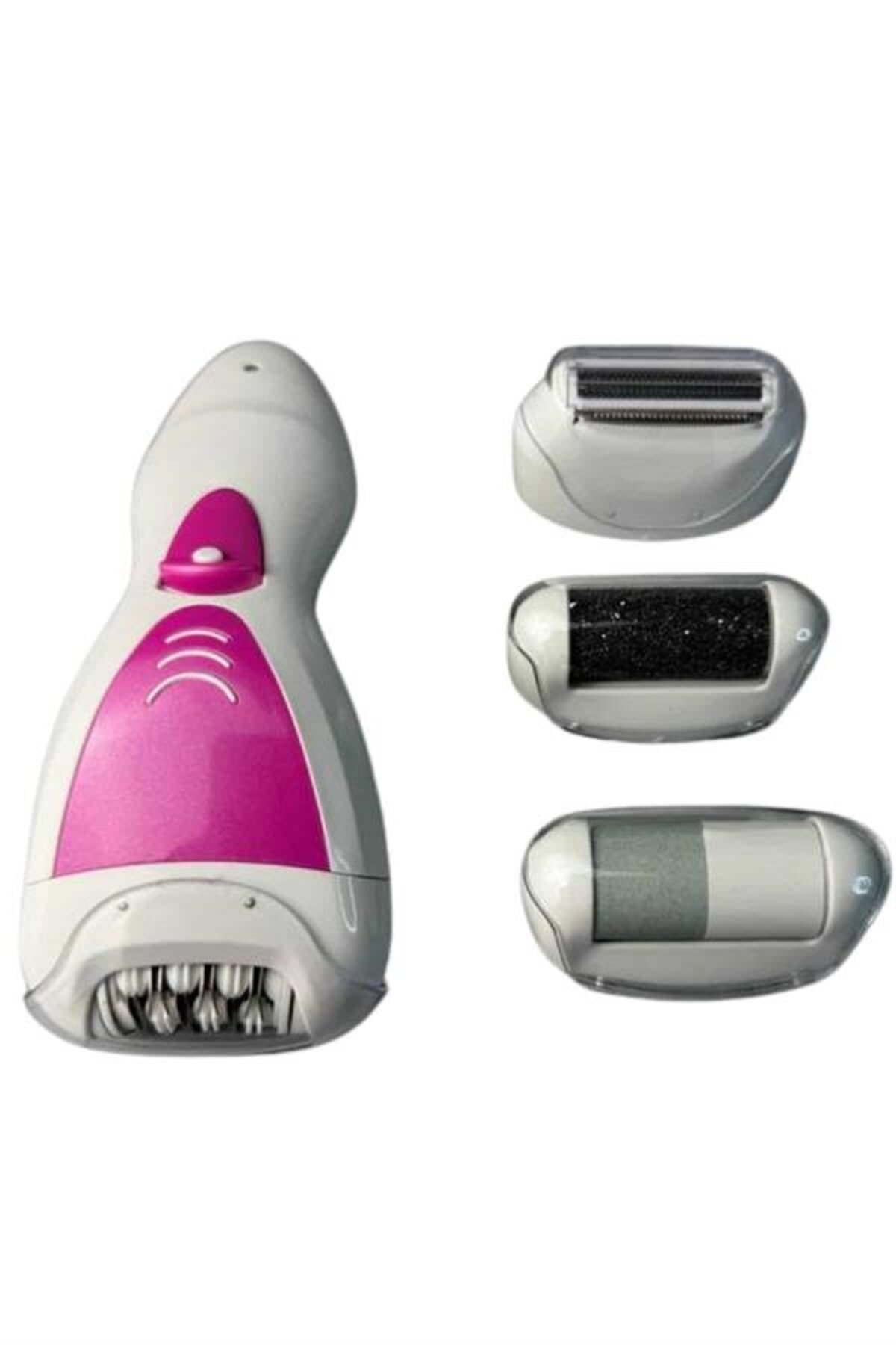 4 Başlıklı Bakım Cihazı Epilatör Tüy Alma Makinesi Topuk Törpüsü - SMSHOP9408-7092 — تصویر 4 از 5