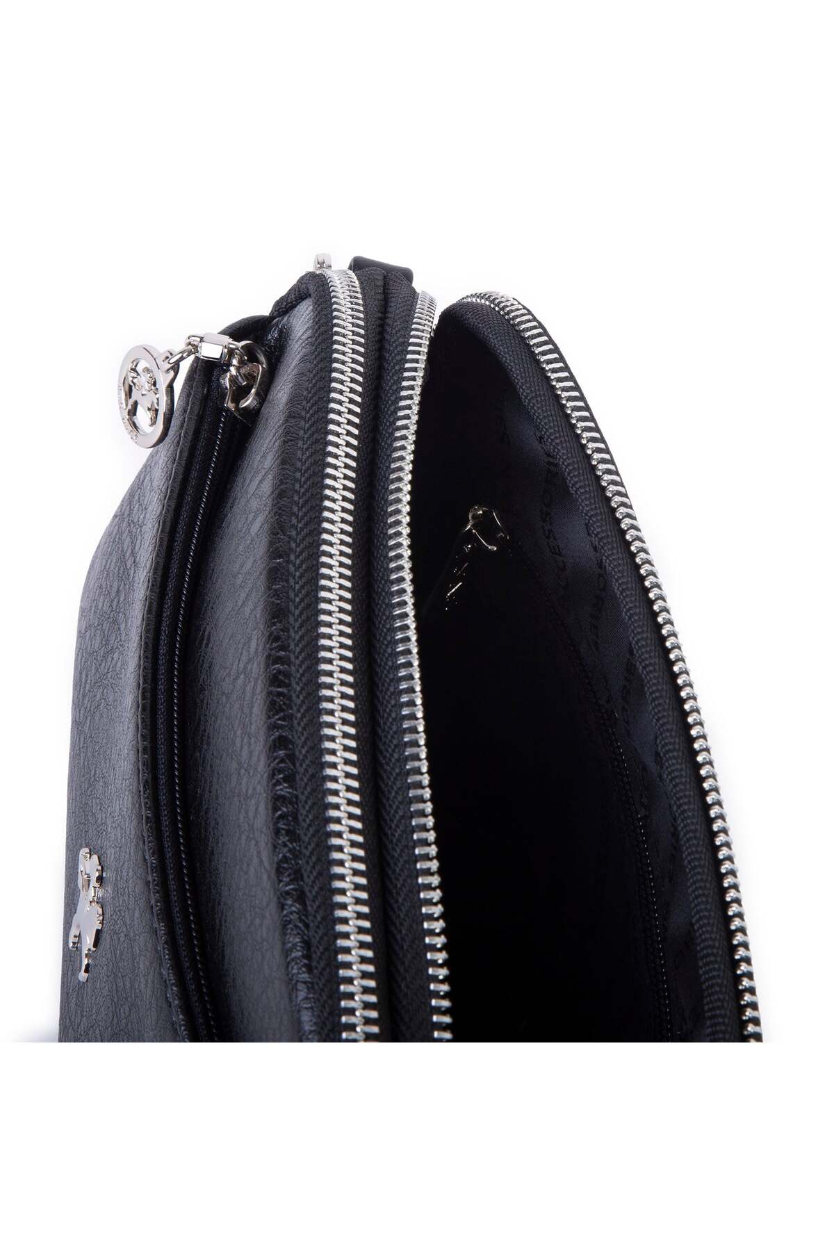 Nas Bag Kadın Günlük Sade Şık Çok Gözlü Çapraz Çanta (23x14 cm) Siyah Victoria görsel 4