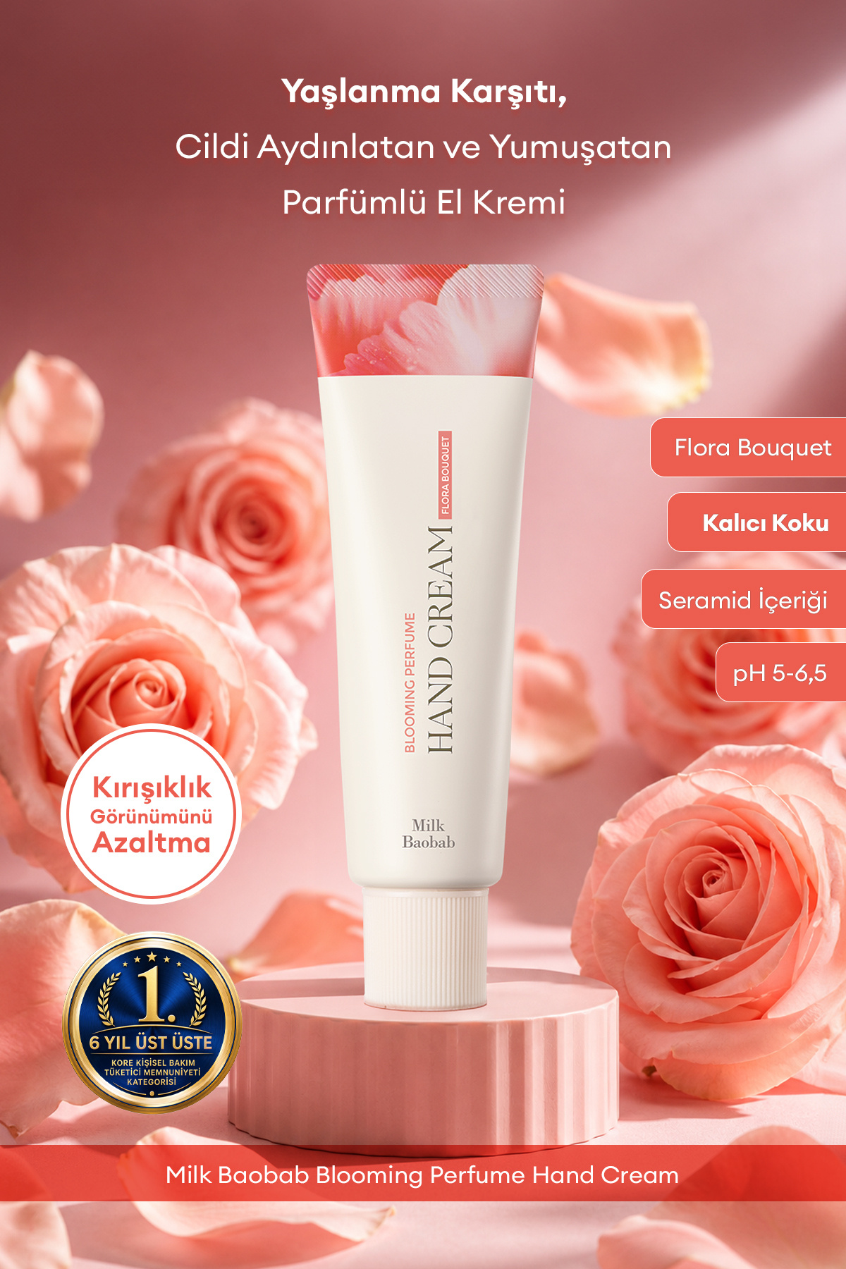 Milk Baobab Yaşlanma Karşıtı YumuşatıcıParfümlü El Kremi Blooming Perfume Hand Cream (Flora Bouquet) — 9516