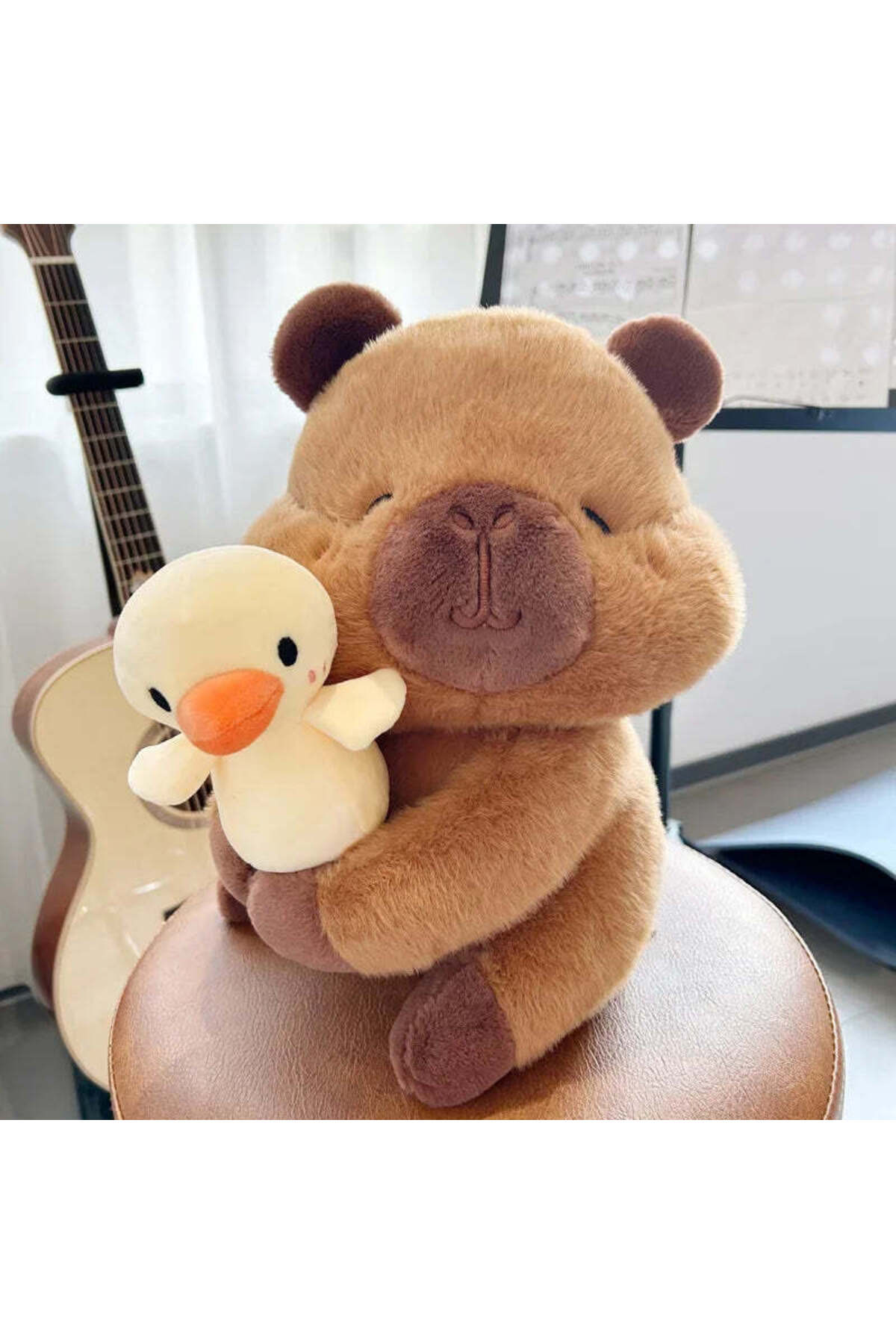 NB market Capybara ördek arkadaşı ile birlikte 35cm yeni model