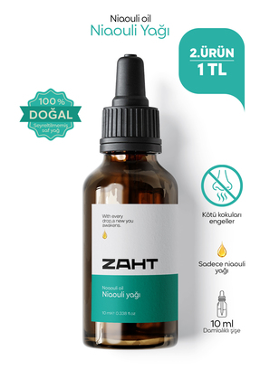 ZAHT Niaouli Uçucu Yağı 10 ml Saf ve Doğal (Niaouli Essential Oil)