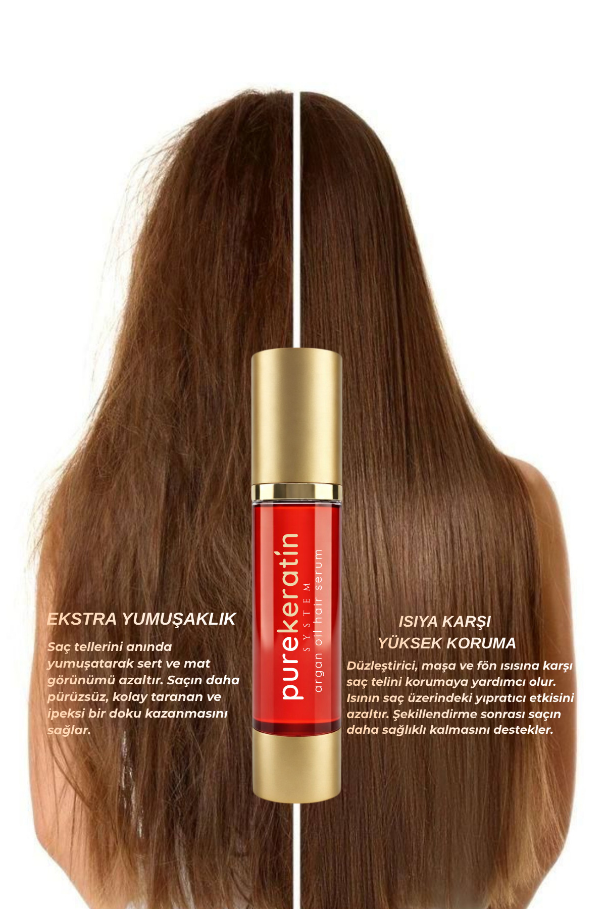 Argan Yağlı Saç Bakım Serumu — PKAO1 — تصویر 2 از 4