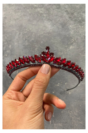 Bay San Design Gelin Nikah Aksesuarı Ve Düğün Aksesuarı Taşlı Gelin Kına Tacı