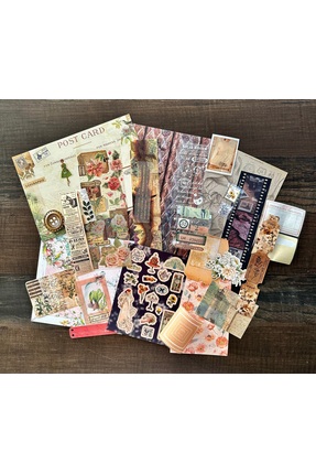 theworkshop Botanik Ephemera ve Sticker Kiti A5