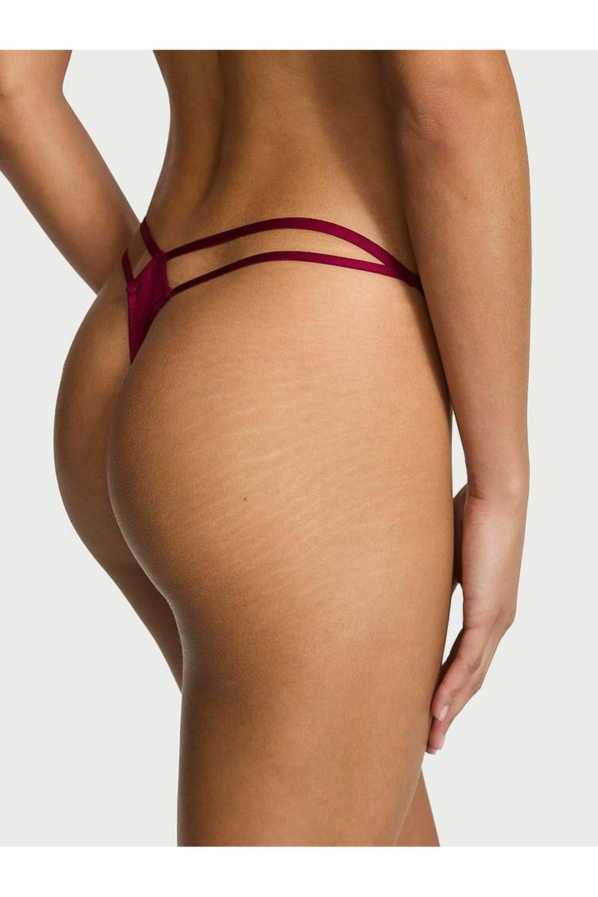 Victoria's Secret Scarlet Işıltılı Tanga görsel 2
