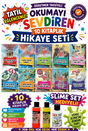 Ata Yayıncılık 3.Sınıf Öğretmen Tavsiyeli Okumayı Sevdiren 64 Sayfa 10 Kitapl...