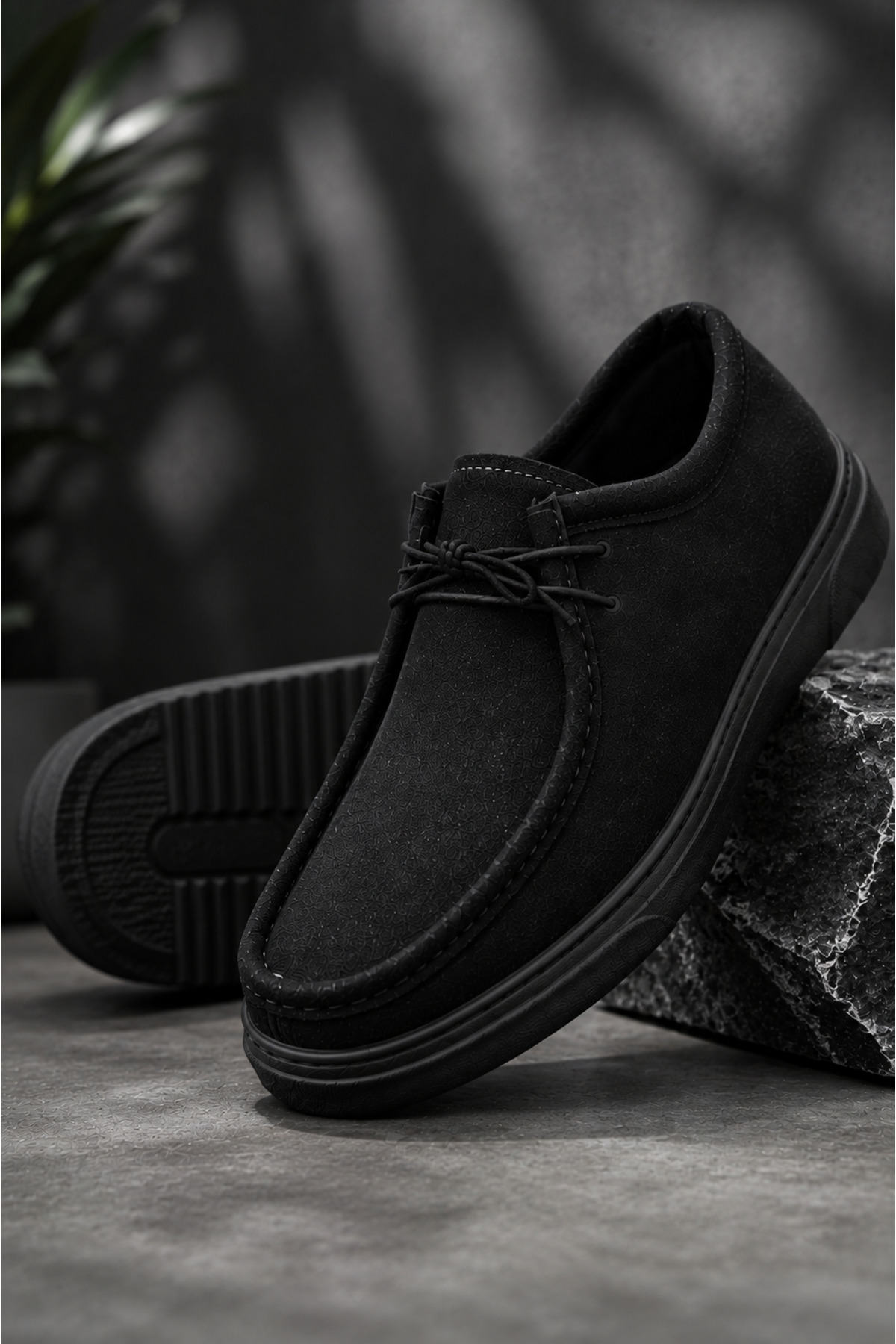 TAZELER.SHOES Erkek Günlük Ortopedik Dikişli Taban Sisli Model Klasik Ayakkabı görsel 2