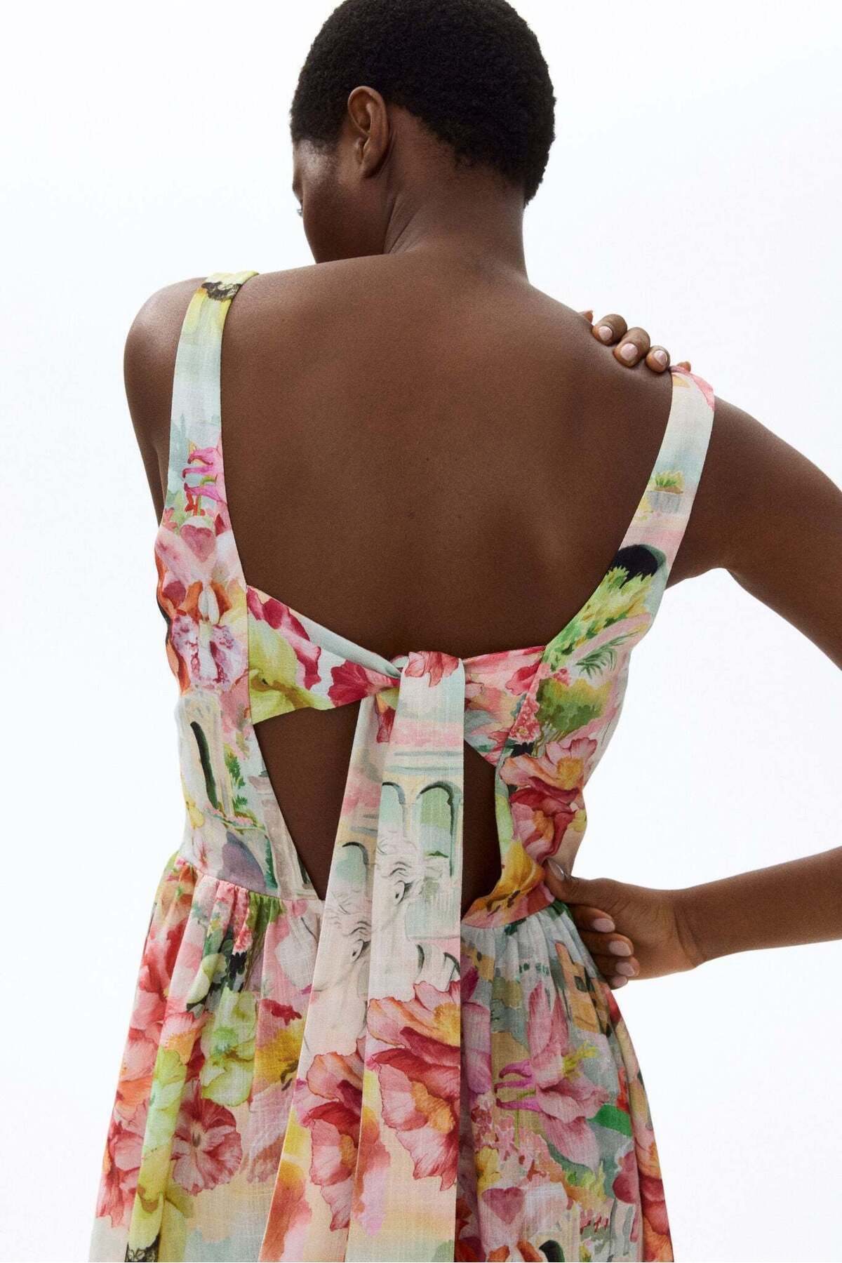H&M Corset-bodice dress