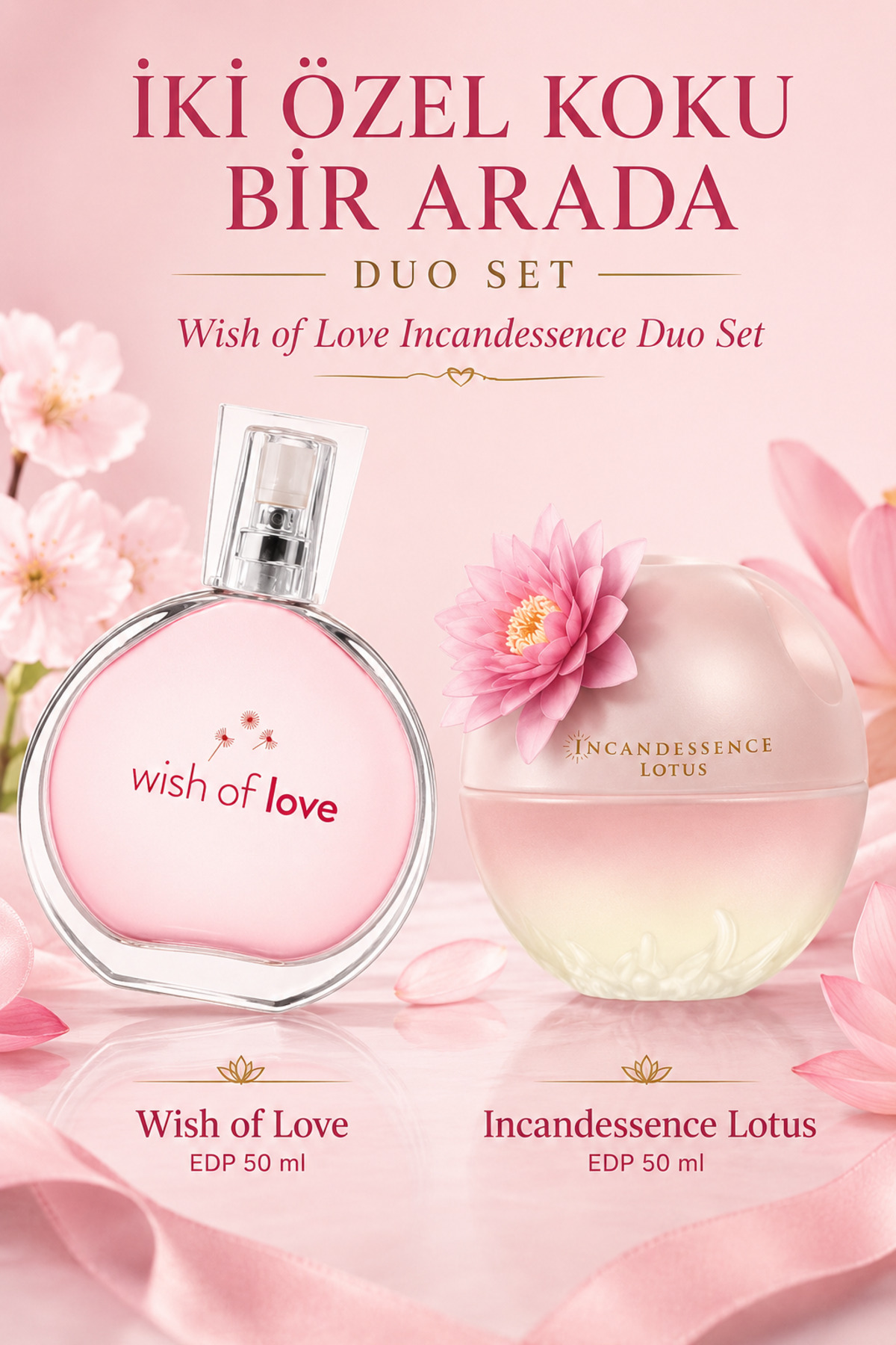 AVON Wish of Love Incandessence Lotus Duo Set — 1561881-1588978