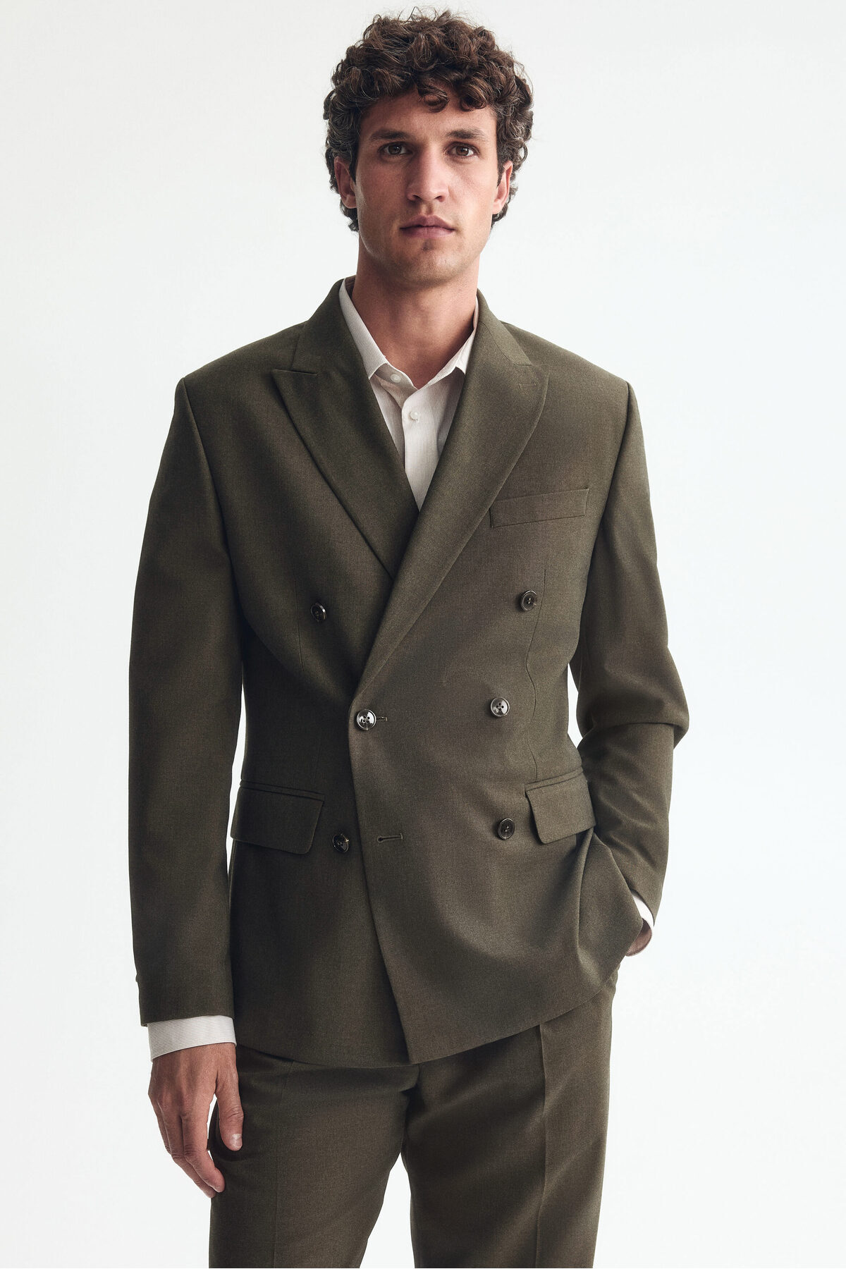 ژاکت دو دکمه سایز معمولی اچ اند ام کت بلیزر H&M