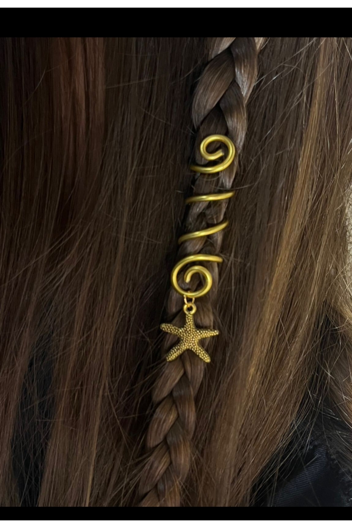 hbtasarim Yıldız charmlı hair Cuff 💫 Pinterest saç tokası ✨
