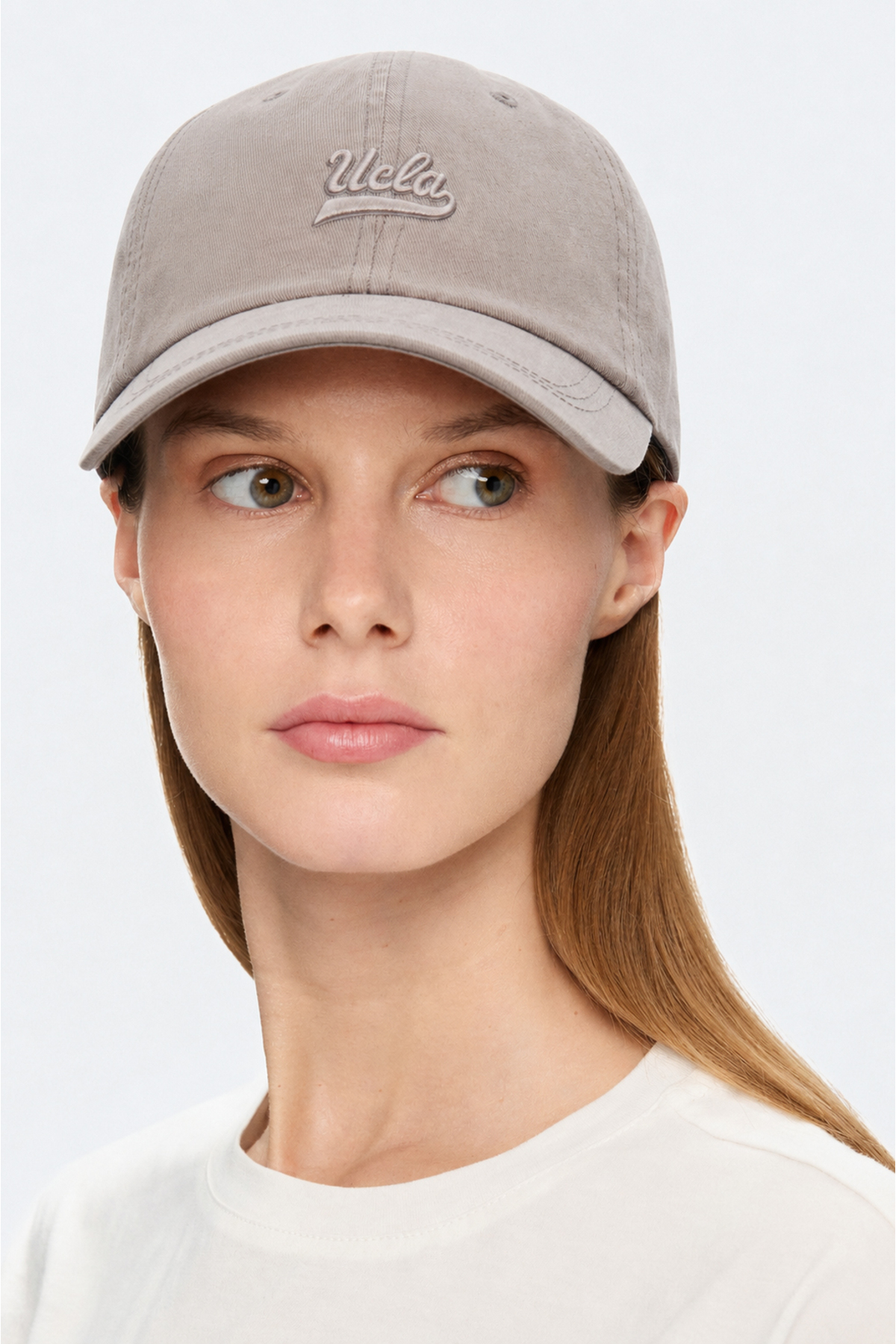 UCLA FORTUNO Bej Baseball Cap Nakışlı Unisex Şapka görsel 2