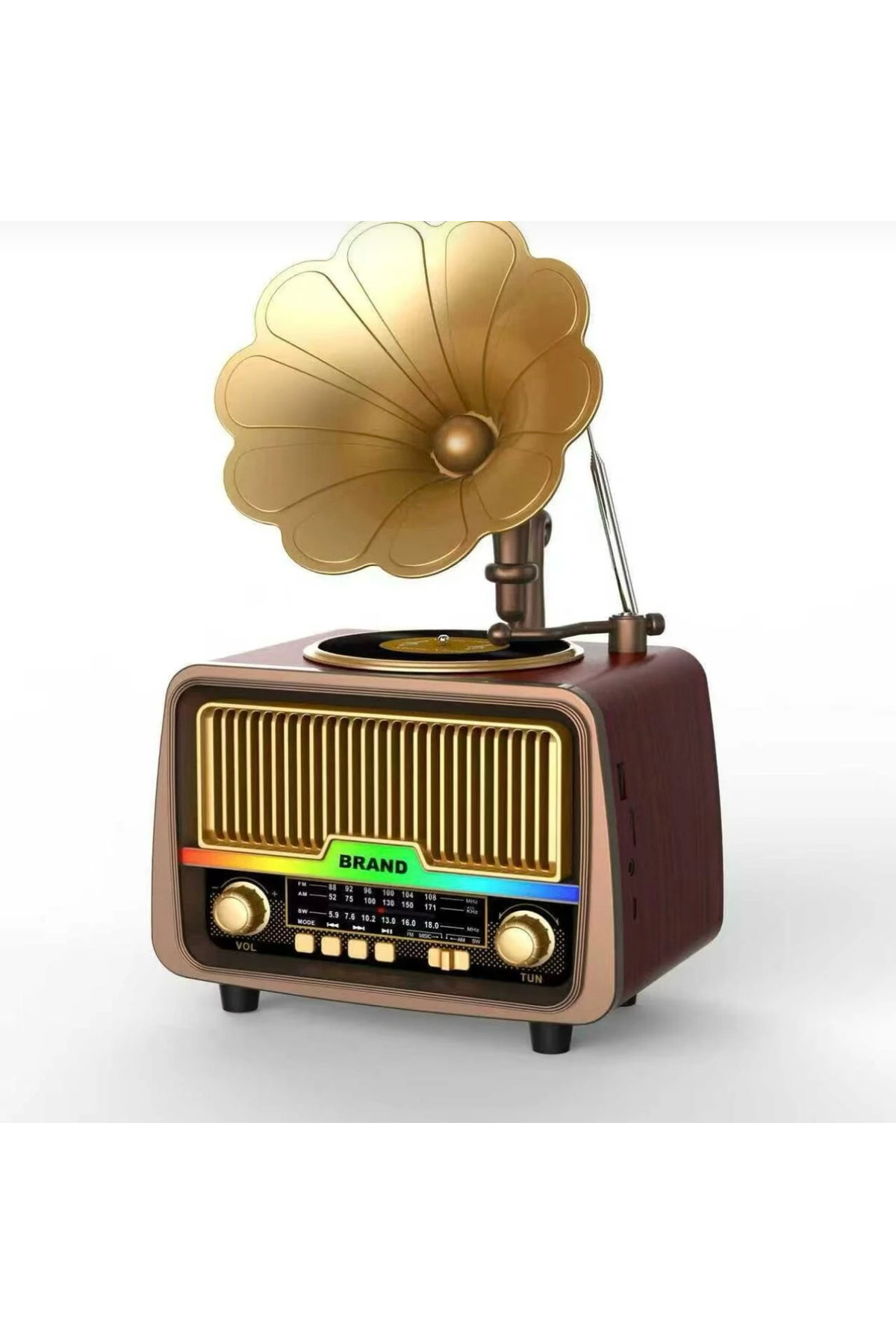 Everton RT-601 Gramofon Tasarımlı Nostaljik Radyo Bluetooth