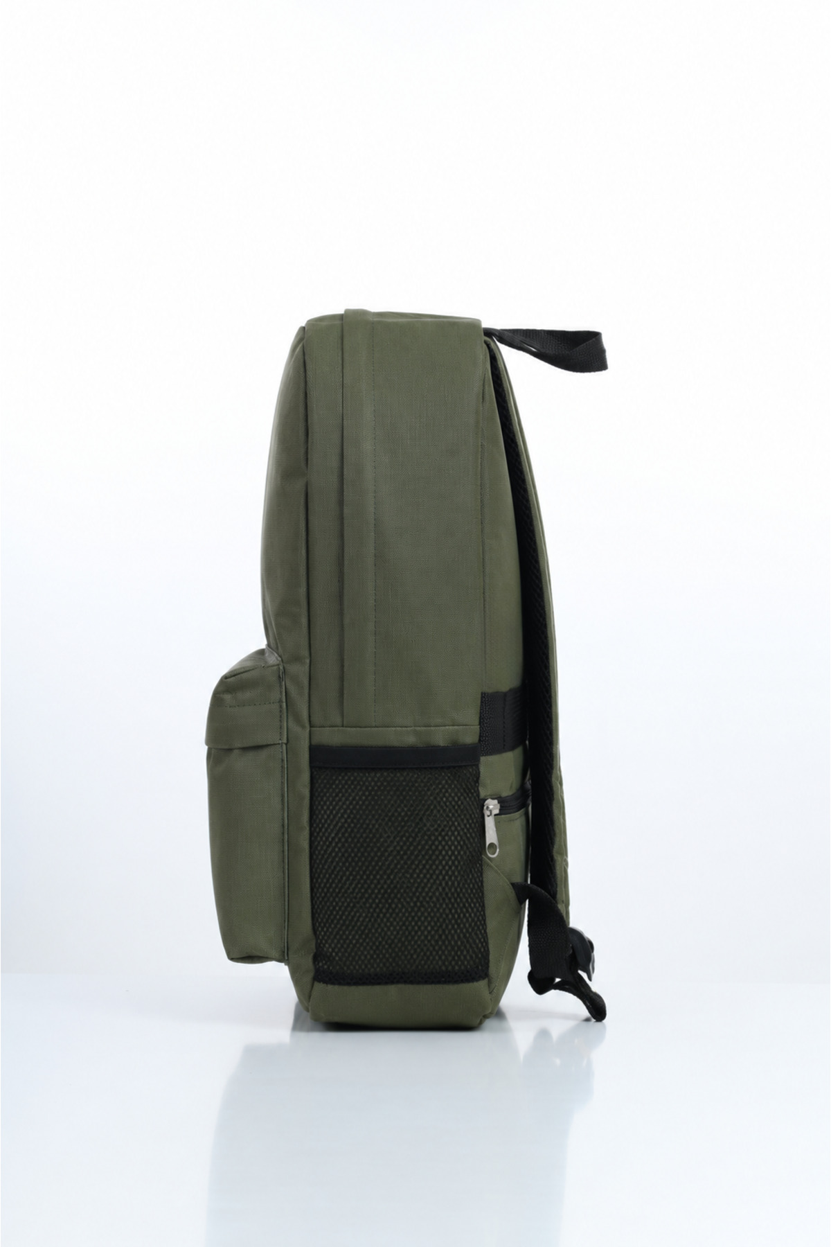 D'VERS Unisex Basic Hafif, Geniş Hacimli, Dayanıklı, Yan Cepli Okul ve Günlük Sırt Çantası görsel 3