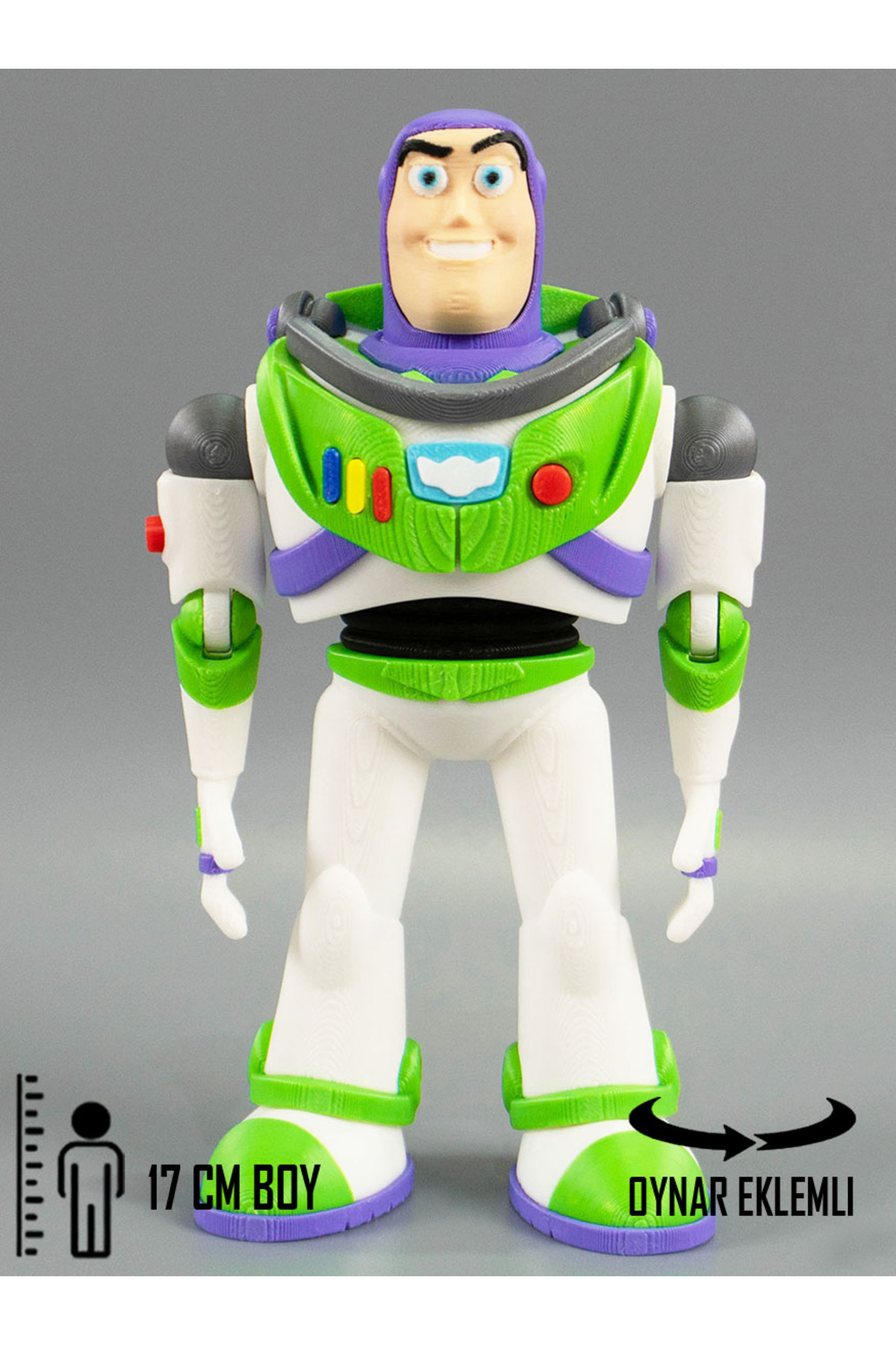 Toy Story 2 Buzz Lightyear フィギュア Suelo Butik Buzz Lightyear Işık Yılı Yarı Eklemleri Hareketli
