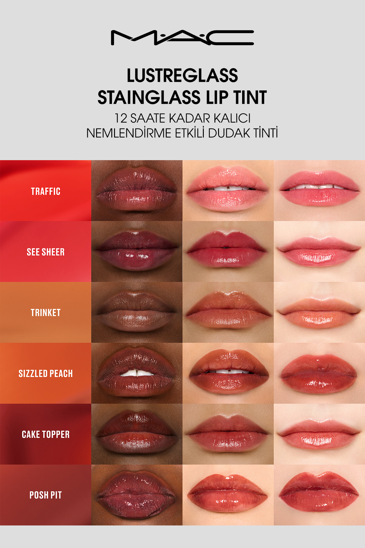 رنگ لب StainGlass Lusterglass - Lip Tint با اثر مرطوب کنندگی ماندگار تا 12 ساعت - Sheer را ببینید 5