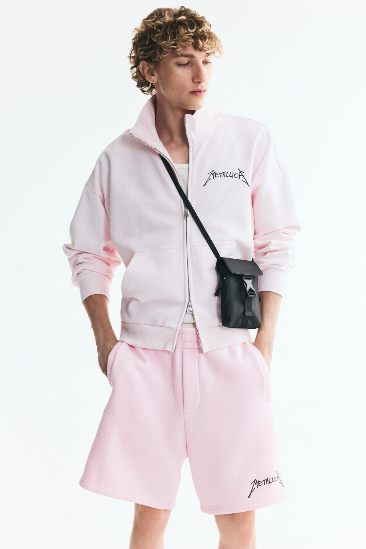 سویشرت شلوارک با تناسب اندام راحت اچ اند ام شلوارک برمودا H&M
