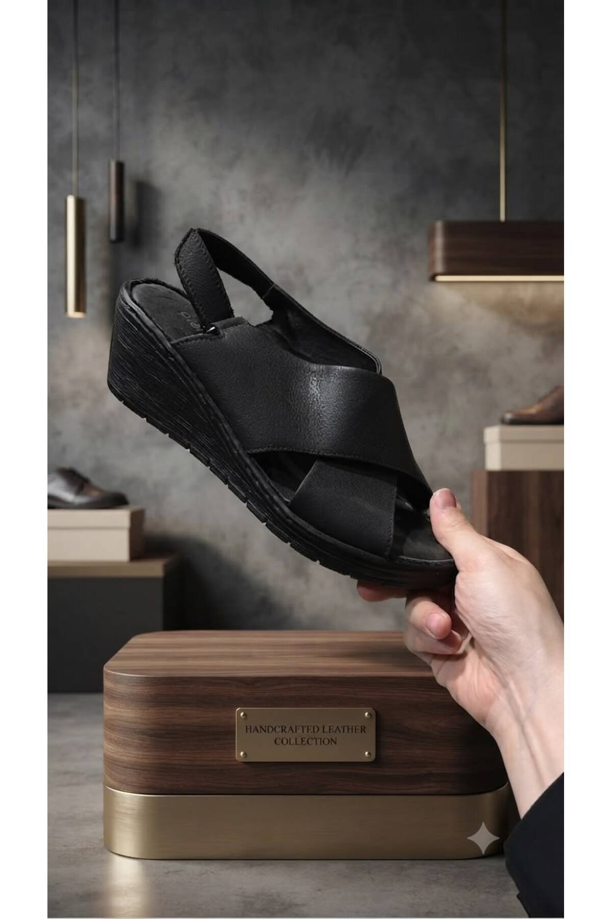 1_org_zoom صندل Pierre Cardin پیر کاردین زنانه ارتوپدی صلیب کفی High Wedge اورجینال - تصویر 1
