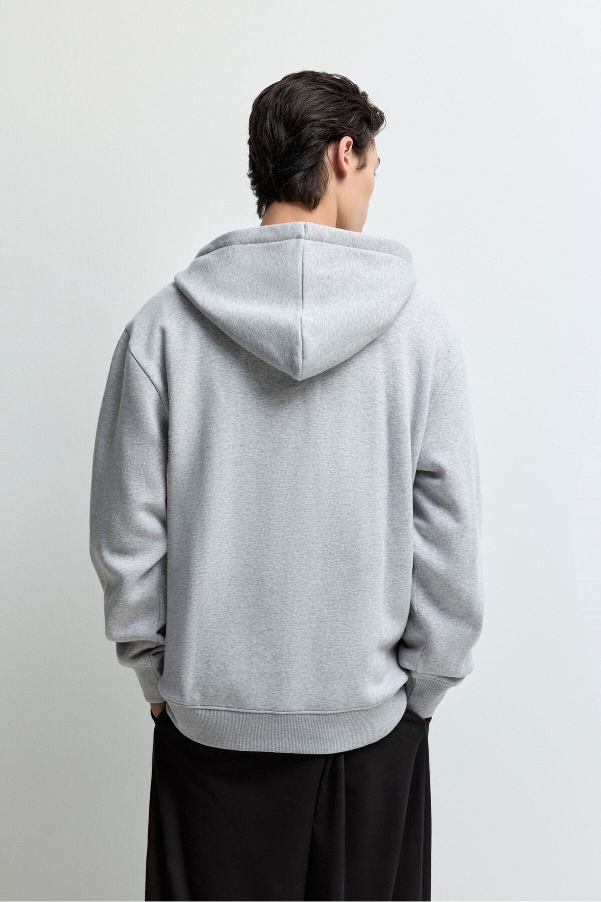 LEFTIES Temel fermuarlı sweatshirt görsel 4