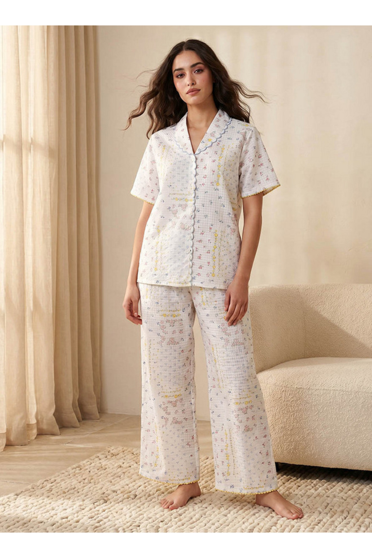 Splash FAV Intimates Pyjama Set Shirt & Trousers