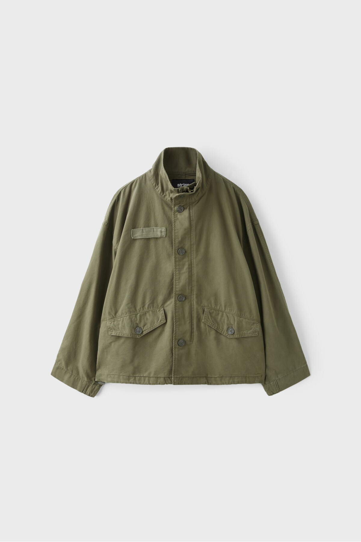 Stradivarius Kısa oversize ceket görsel 6