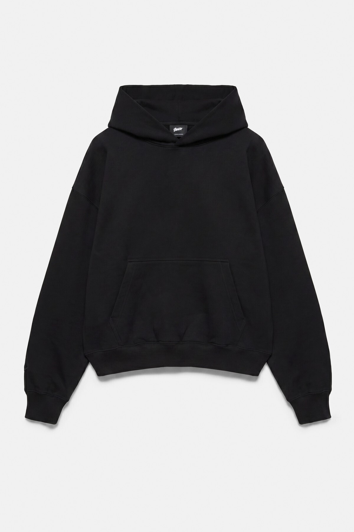 Kapüşonlu boxy sweatshirt — مشکی G000C748850053 — تصویر 7 از 7